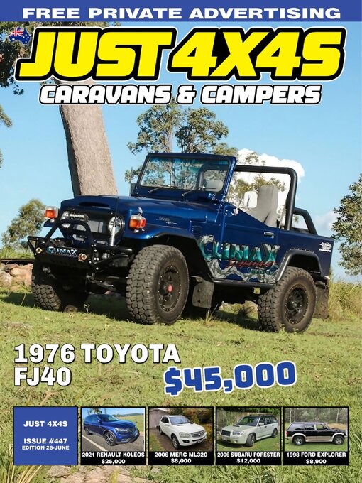 Cover image for Just 4x4s, Caravans & Campers